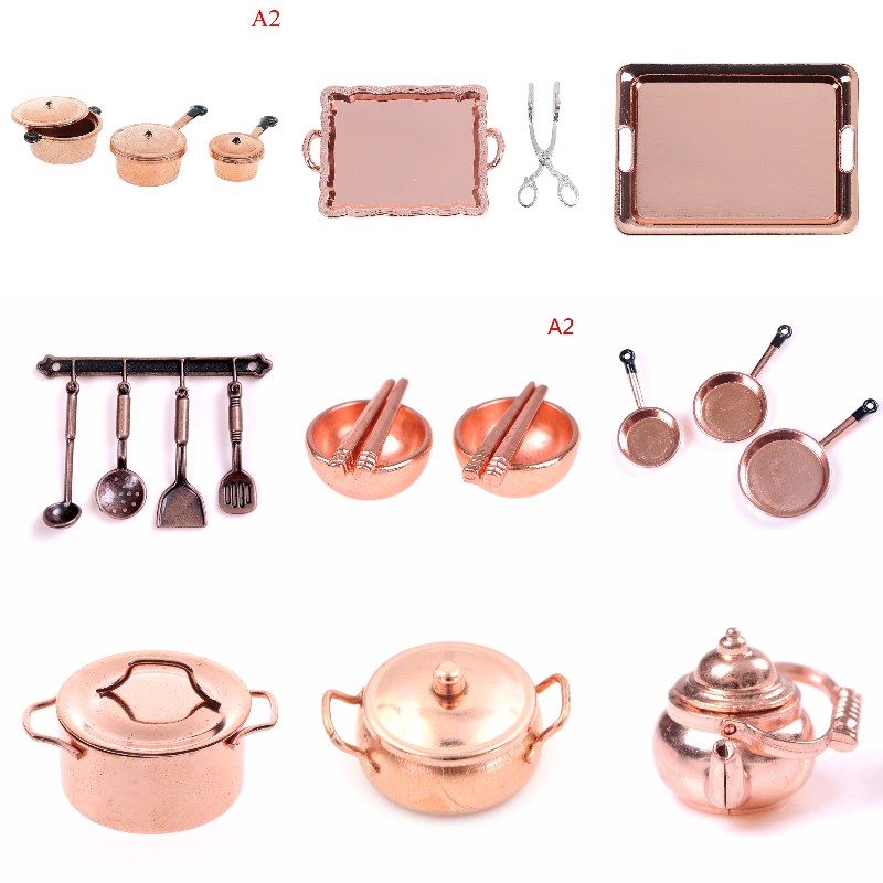 Gaming Kitchen Accessories - Skala 1:12 domek dla lalek miniaturowy