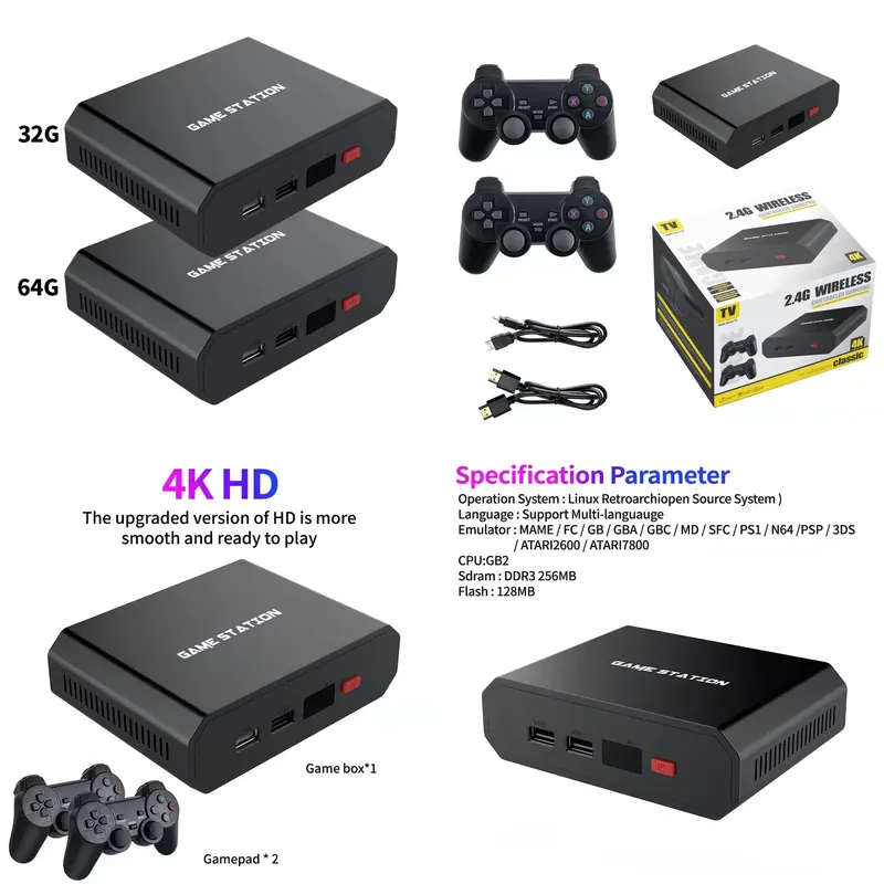 Video Gaming Accessories - Konsola do gier wideo M8plus HD,