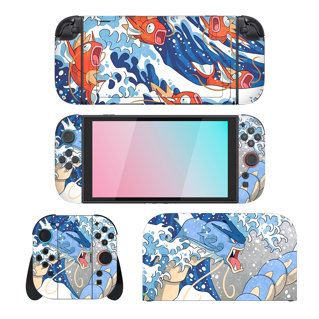 Gaming Accessories Pink - Nowa naklejka ochronna z motywem kreskówkowym