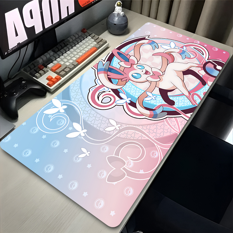 Gaming Accessories Pink - Duża Różowa Urocza Podkładka Pod Mysz