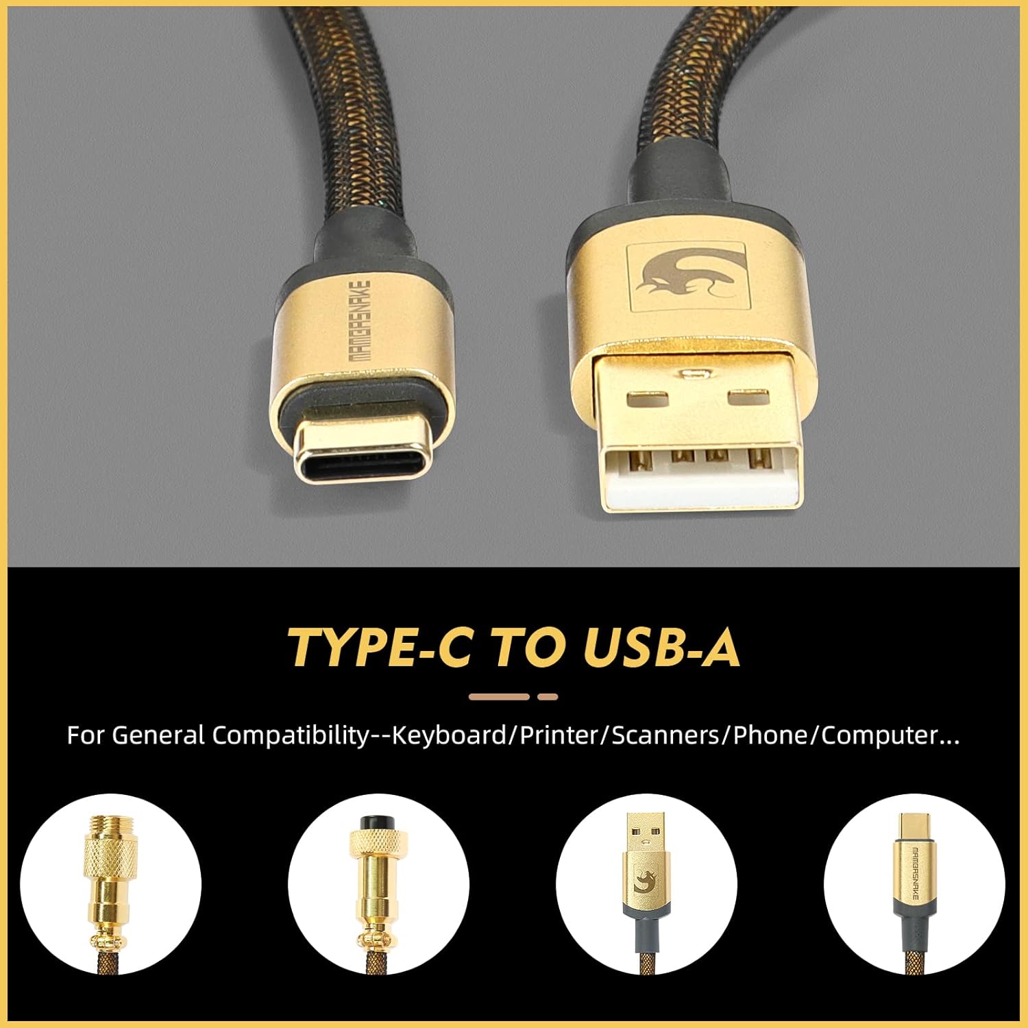 ATTACK SHARK * MAMBASNAKE C03  – Cable Sleeve Braided recenzja i cena
