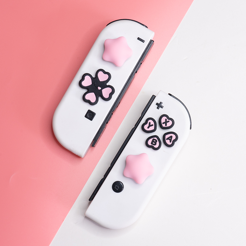 Wielokolorowe naklejki na guzi – Gaming Accessories Pink recenzja i cena