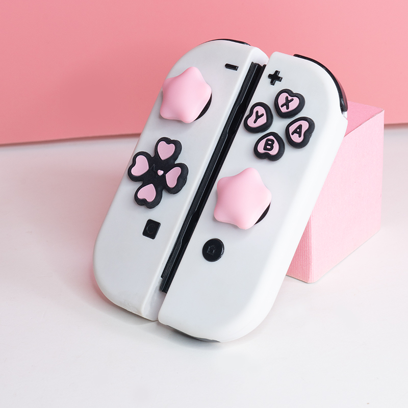 Wielokolorowe naklejki na guzi – Gaming Accessories Pink recenzja i cena