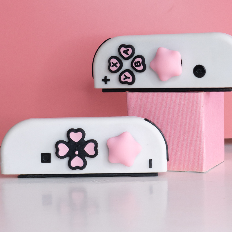 Wielokolorowe naklejki na guzi – Gaming Accessories Pink recenzja i cena