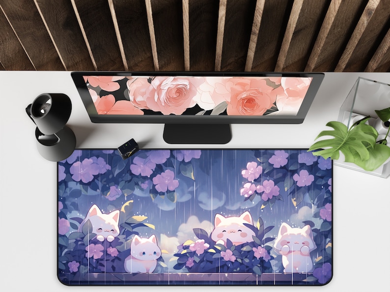 Kawaii Cats in the Rain Duża p – Gaming Accessories Officeworks recenzja i cena