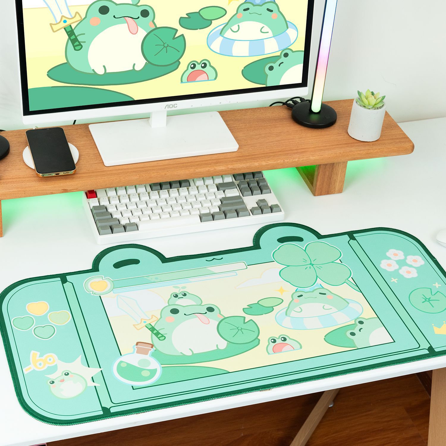Bardzo duża podkładka pod mysz – Gaming Accessories Pink recenzja i cena