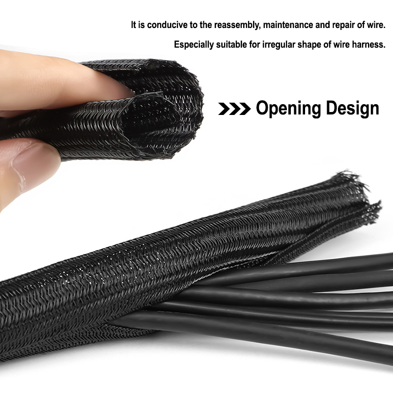Oplot PET czarny, oplot z plec – Cable Sleeve Braided recenzja i cena