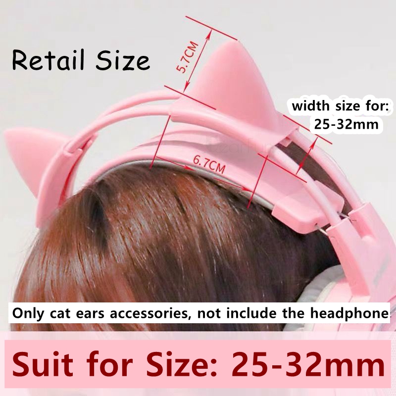 Różowe silikonowe uszy kota ja – Gaming Accessories Pink recenzja i cena