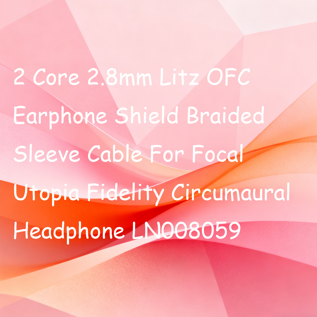 Kabel do słuchawek 2-żyłowy 2. – Cable Sleeve Braided recenzja i cena